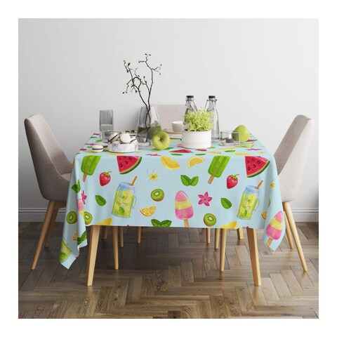Nageh Table Cover Printed Ice Cream - 140x225 cm