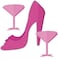 Sassy &amp; Sweet Centerpiece 3-D Martini Glass &amp; Heel