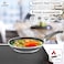 LIFE SMILE Frying Pan Set - Multi Layer Granite Coating Fry Pan   Include 20 CM, 24 CM, 28 CM Non Stick Pan   Heat-Resistant Handle Hanging Loop (Black)