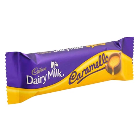 Cadbury Dairy Milk Caramello Chocolate Bar - 40 gram - 12 Pieces