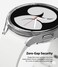 Ringke  - Samsung Galaxy Watch 4 44mm Case-  Slim Series-  Clear + Dark Chrome