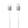 Levore USB-C to Lightning Nylon Cable MFI Certified 1m - White
