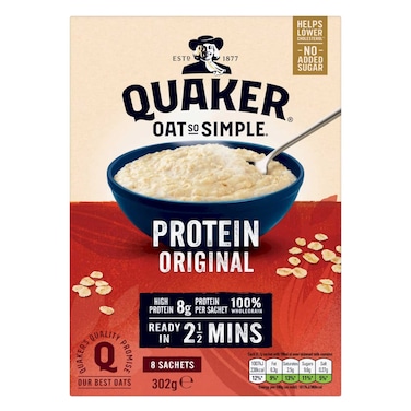 Quaker Oat So Simple Protein Original Porridge 302g