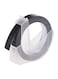 Dymo 3D Plastic Embossing Label Tape Refill For DYMO 12965/1610 Label Maker 3/8 inch x 9.8 feet Black