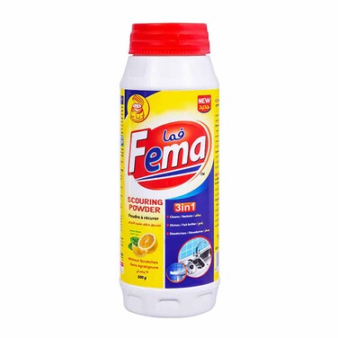 Fema Powder Dish Cleaner with Lemon Scent -  500 gram