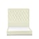 In House Madrid Velvet Bed Frame - Queen - 200x160 cm - Ivory