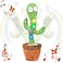 Trlpeiiar Dancing Cactus Toys For Baby Boys And Girls, Talking Plush Dancing Cactus Toy Electronic Plush Toy Singing, Record Repeating What You Say With 120 English Songs And LED Lighting