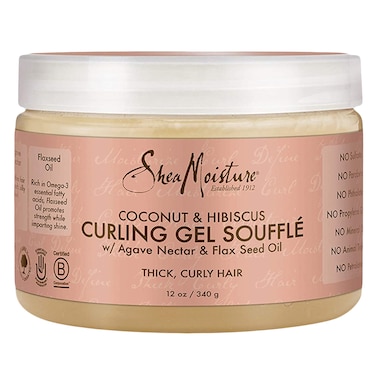 Shea Moisture Coconut And Hibiscus Souffle Hair Curling Gel 340g