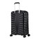 Eminent Hard Case Travel Bag Medium Luggage Trolley TPO Lightweight Suitcase 4 Quiet Double Spinner Wheels with TSA Lock KK30 Black