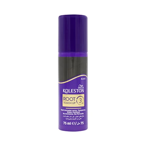 Wella Koleston Root Touch Up Hair Color Spray Black 75ML