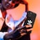adidas SNAP Apple iPhone 12 Mini Trefoil Case - Back cover w/ Trefoil Design, Scratch &amp; Drop Protection w/ TPU Bumper, Wireless Charging Compatible - Black