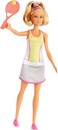 Barbie Blonde Tennis Player Doll with Chic Tennis Outfit