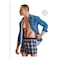 Embrator 117 Plaids Boxer for Men - 4XL - 2 Pieces