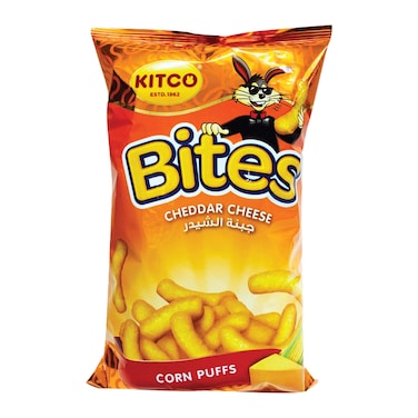 Kitco Bites, Corn Puffs, Cheddar Cheese, 16g