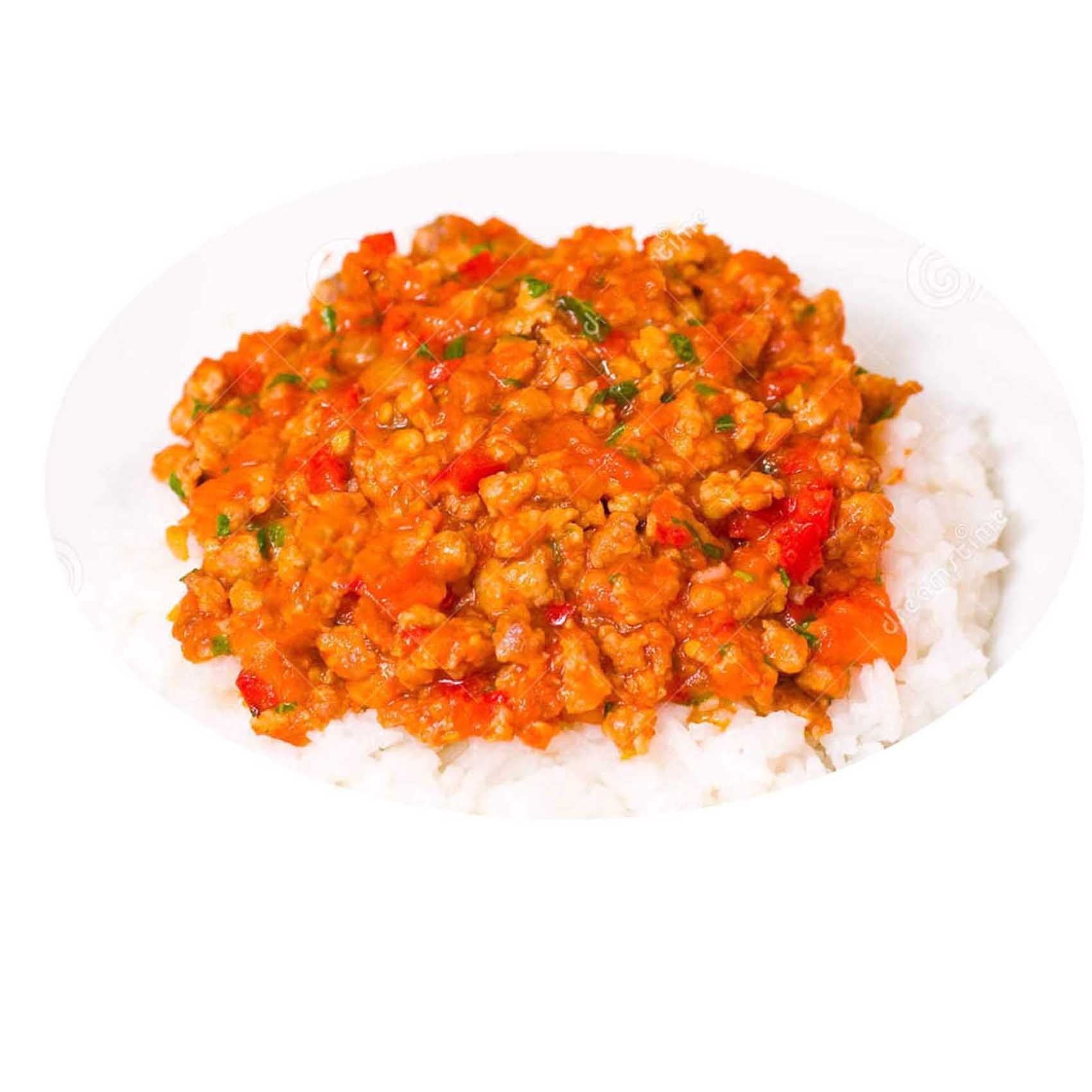 Rice with Beef Bolognese