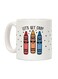 muGGyz Don't Stop Until You're Proud Printed Ceramic Mug White/Black 8x9.5x8centimeter