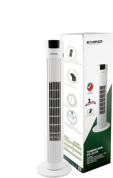 KHIND Tower Fan with Remote Control FD351R