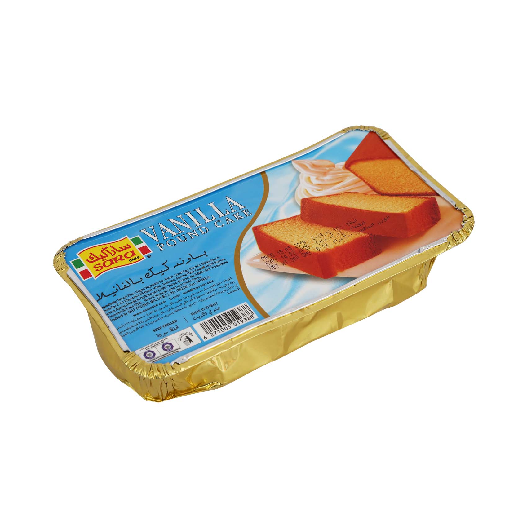 Sara Pound Cake Vanilla 300g