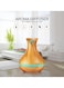 Generic Aroma Essential Oil Diffuser Cool Mist Humidifier Brown 400ml