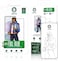 Green Lion 9H Full Glue Full Round Protection Tempered Glass, 2.5D Screen Protector, Grease Resistance, Fingerprint Unlock, Anti-Fingerprint, Anti-Scratch, No Bubbles - Clear (Samsung S23)
