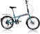 Vego Fold Folding Bike 6 Speed 20 Inch, Blue