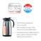 Borosil Vacuum Stainless Steel Teapot 1L