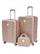Morano Luggage Hard Trolley Travel Bags 4 Pieces Set Sizes 14/20/24/28 Rose Gold