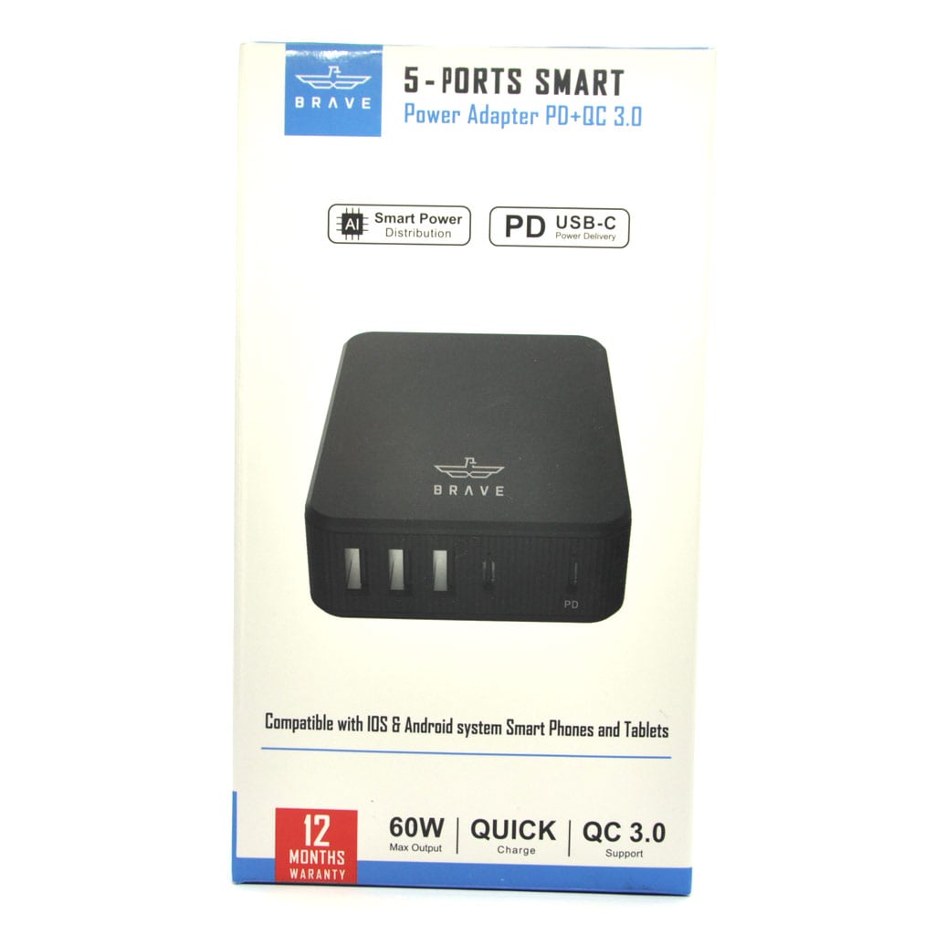 Buy Brave 5 Port Power Adapter BMP 005 Online | Carrefour UAE