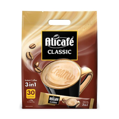 Alicafe Classic 3In1 Instant Coffee 20gx30 Pieces