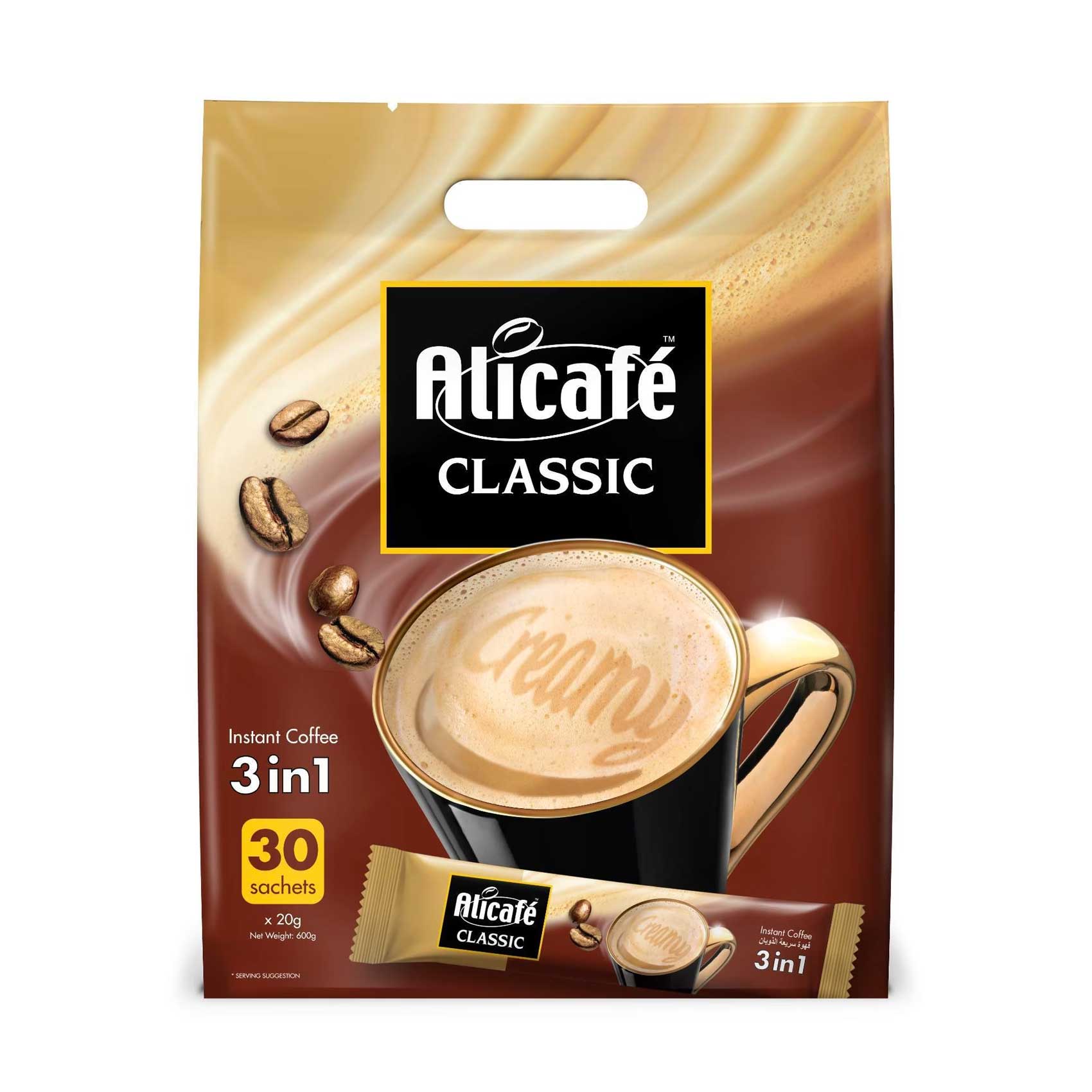 Alicafe Classic 3In1 Instant Coffee 20gx30 Pieces