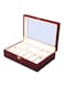 East Lady 12-Slot Watch Display Wooden Box