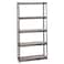 Solides 5 Rack Metal Rivet Shelf Silver