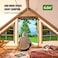 Tobys New Inflatable Camping Tent with Pump 4-8 Person Glamping Tents Easy Setup 4 Season Waterproof Windproof Outdoor Oxford Tent Luxury Cabin Tent with Mesh Windows &amp; Doors