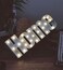 HOME Sign Metal LED Light White 59x23cm