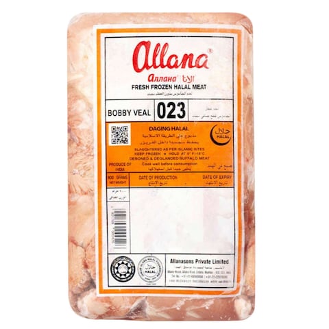 Allana Frozen Bobby Veal Meat 900g