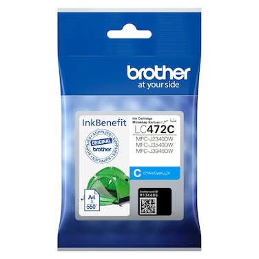 Brother Ink Cartridge LC472C Cyan