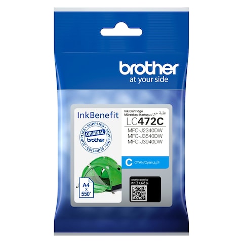 Brother Ink Cartridge LC472C Cyan