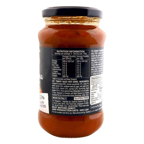 Barilla Napoletana Mediterranean Sauce 400g