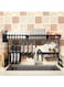 Amerteer - Dish Drying Rack Black 86.5X34X12Cm