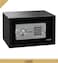 Rubik Digital Safe Box With Keypad And Key Lock For Money Cash Jewelry Office Home Hotel Security (20x31x20cm) Black