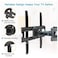 ICS Full Motion Articulating TV Wall Mount Bracket Swivel Tilting, Fits 32-80 Inch Flat &amp; Curved TVs, Holds up to 99lbs
