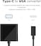 Type-C to VGA Converter | USB 3.1 Type C to VGA Adapter | Plug &amp; Play | 1920 x 1200 | 150mm