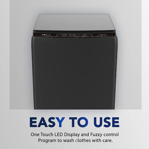 TCL F113TLS​, Freestanding, 13KG, Detergent Dispenser​, Top Load Washing Machine, Even Wash, Safety Lock, Smart Fuzzy Control-Timing Preset, Silver Grey