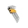 Tolsen,9Pcs torx long arm hex key set ,20056,
