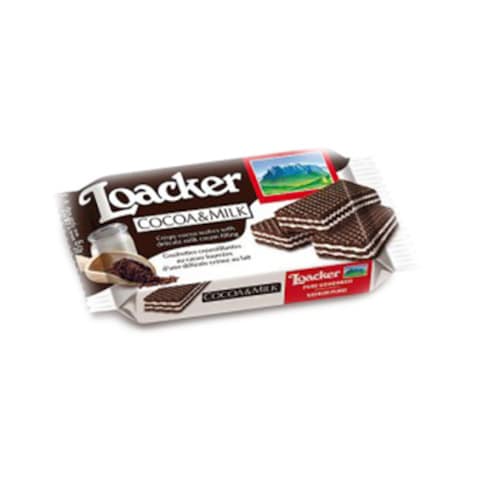 Loacker Wafer Milk and Cacao 45GR