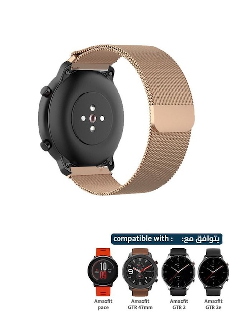 Fitme Milanese Band For Amazfit GTR 47mm Amazfit GTR 2 GTR 2E Amazfit Pace 22mm Online Carrefour KSA