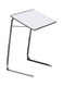 Generic Multi-Purpose Foldable Table White/Grey Height Adjustable: 56Cm- 73Cm /Surface Dimensions: (W) 52Cm X (L) 39Cmcm