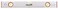 Sparta 3 Eyelets Aluminium Level Gauge With Ruler (1000 mm)