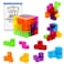 Dasdax Magnetic Building Blocks Magic Magnetic 3D Puzzle Cubes, Set Of 7 Multi Shapes Magnetic Blocks With 54 Guide Cards, Intelligence Developing And Stress Relief Fidget Toys