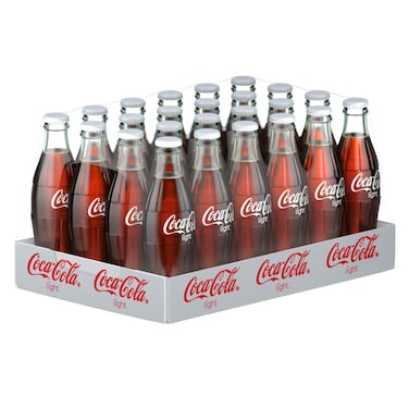 Coca Cola Light Soft Drink Bottle 250mlX24